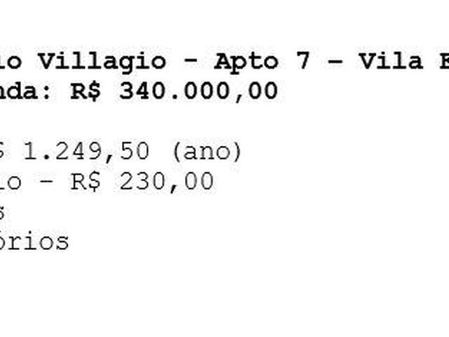 #VLGVLE2PD - Apartamento para Venda em São Paulo - SP - 2